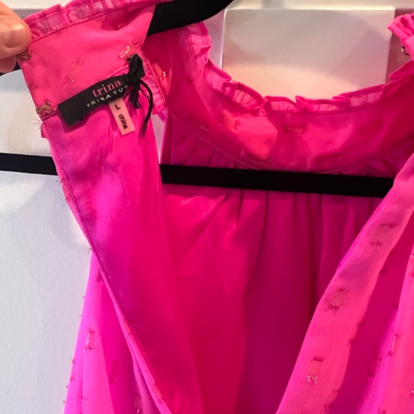 Trina Turk pink sparkle halter - Picture 4 of 4